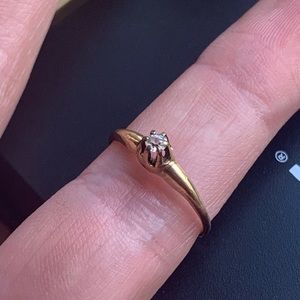 14K Gold Diamond Ring